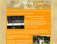 Tablet Screenshot of la-caraffa.de